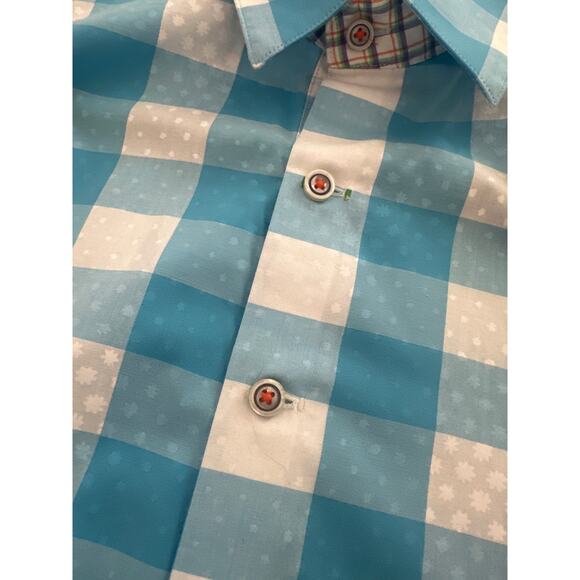 Roberto Graham Sz M in mint condition fun fresh colors Easter - Picture 3 of 8